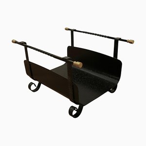 Log Carrier in Brass and Iron, 1960