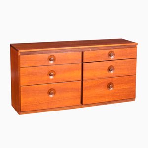 Teak Double Chest of 6 Drawers from Meredew, 1960s