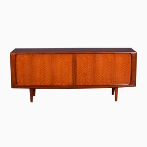 Credenza Tambour Mid-Century di Bernhard Pedersen & Son, Danimarca, anni '60