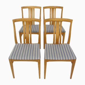 Chaises Scandinaves en Chêne, 1960, Set de 4