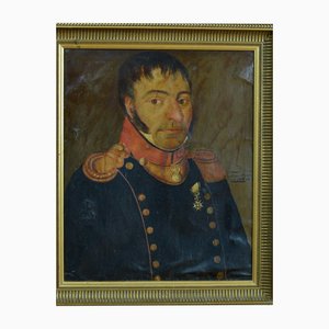 Military Portrait, 1816, Oil on Canvas, Framed