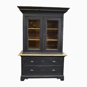 Cabinet in Black Patinated Fir, 1930s