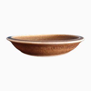 Ceramic Bowl in Beige Glaze from Saxbo