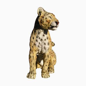 Resin Sculpture of a Panther, 2000s