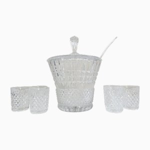 Bol Vintage en Verre, 1960s, Set de 8