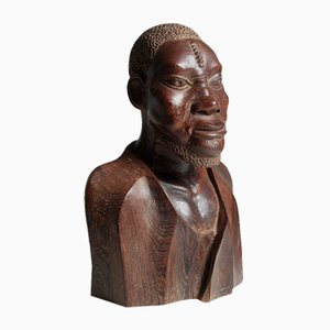 Sculpture Antique en Bois, 1890s