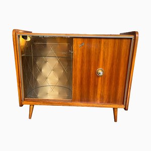Mid-Century Bar Cabinet with Lighting, 1950s