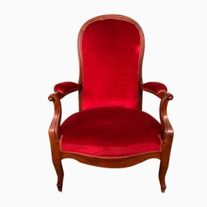 Antique French Armchair in Walnut, 1890s