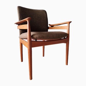 Silla modelo 192 de Finn Juhl para France & Son, 1961