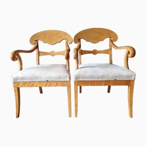 Fauteuils Biedermeier, 1840s, Set de 2