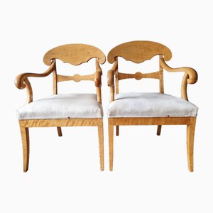 Set of Biedermeier Armchairs, 1840s