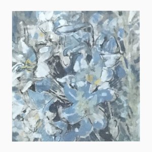 Louis-Claude Paviot, Fleurs en folie, Aquarell & Gouache auf Papier, gerahmt