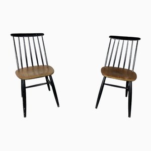 Mid-Century Dining Chairs in the style of Ilmari Tapiovaara, Set of 2