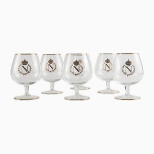 Baccarat Napoleon Cognac Glasses, Set of 6