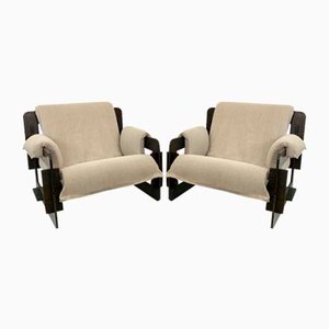 Finnische Safari Armlehnstühle von Arne Jacobsen für Asko, 1960, 2er Set