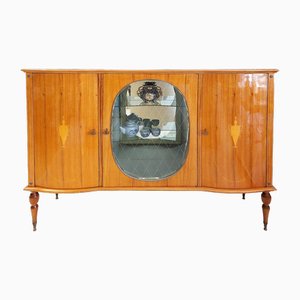 Vintage Italian Sideboard with Glass Bar, 1950s