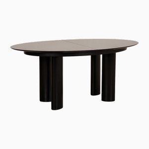 Stone Dining Table with Black Wood Feature from Draenert