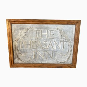 Vintage Lead Pub Sign