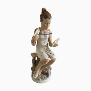 Figur Mädchenträume aus Lyngby Porcelain, 1930er