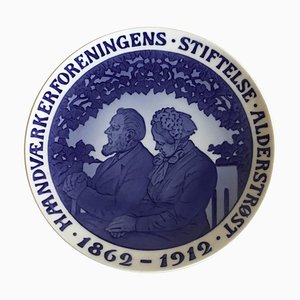 Assiette Commémorative de Royal Copenhagen, 1912