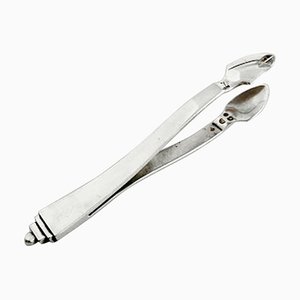 Pyramid 830 Silver Sugar Tongs from Georg Jensen, 1940s
