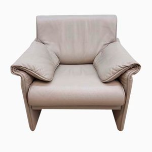 Gray Leather #1 Armchair from de Sede