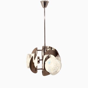 Space Age Ceiling Lamp in the style of Mazzega, Italy, 1970s