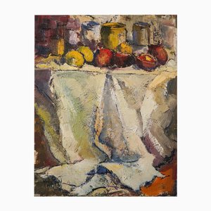 Ernest Julien Malla, Still Life, Late 20th Century, Oil on Canvas