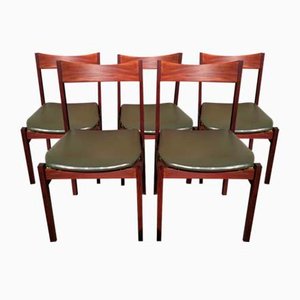 Model 101 Dining Chairs by Gianfranco Frattini for Cassina, 1970s, Set of 5
