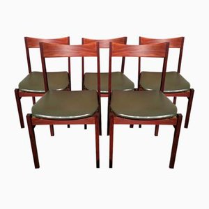 Sillas de comedor modelo 101 de Gianfranco Frattini para Cassina, años 70. Juego de 5