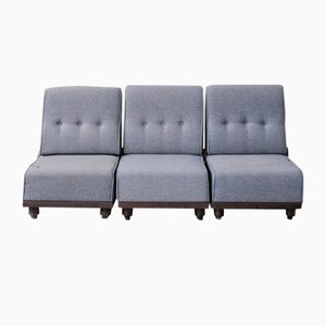 Modulares Mid-Century Sofa aus Eiche, 1960er, 3er Set
