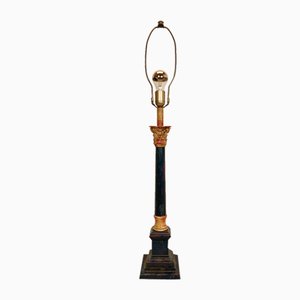 Lámpara de mesa corintia vintage grande, años 60