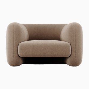Jacob Armchair in Fabric Boucle Beige by Collector Studio