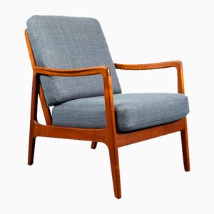 Danish Teak Lounge Chair Model Fd109 by Ole Wanscher for France & Son, 1960s