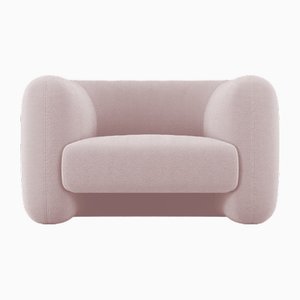 Jacob Armchair in Fabric Boucle Rose by Collector Studio