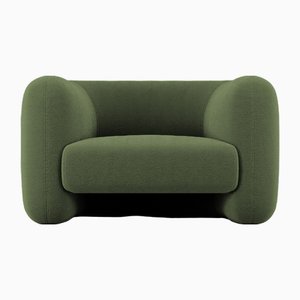 Jacob Armchair in Fabric Boucle Green by Collector Studio