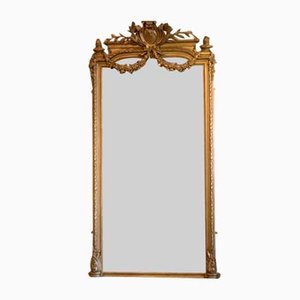Espejo grande dorado del siglo XIX, década de 1860