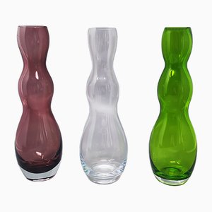 Vases in Murano Glass from Nasonmoretti, Italy, 1970s, Set of 3
