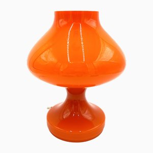 Mid-Century Modern Orange Table Lamp from Opp Jihlava, 1970s