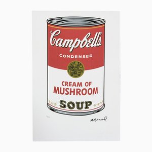 After Andy Warhol, Campbell's Soup, Cream of Mushroom, 1980s, Screenprint