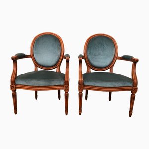 Sessel im Louis XVI Stil, 1920er, 2er Set