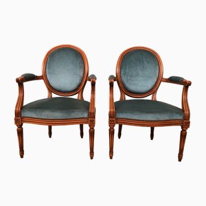 Set of Louis XVI Style Armchairs, 1920s