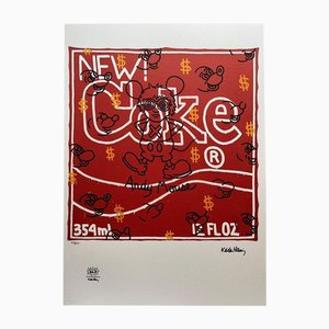After Keith Haring, Andy Mouse New Cocke, 1980s, Lithograph