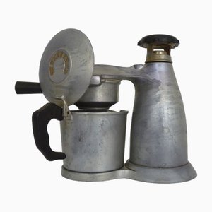 Ehemalige italienische Kaffeemaschine aus Aluminium von La Vesuviana, 1950er