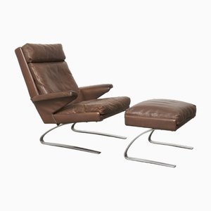 Swing Lounge Chair and Ottoman from COR, 1970s, Set of 2