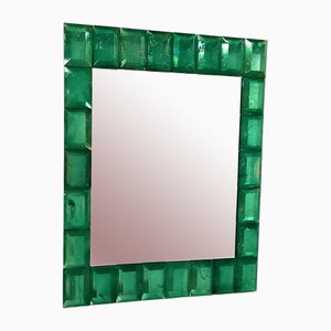Espejo veneciano de cristal de Murano "Esmeralda" de Fratelli Tosi