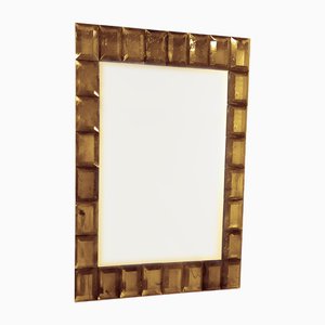 Venetian Mirror Murano Glass "Amber" by Fratelli Tosi