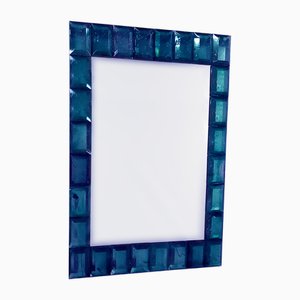 Venezianischer Spiegel aus Muranoglas "Sapphire" von Fratelli Tosi