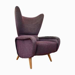 Mid-Century Wing Chair Inspired by Marco Zanuso, 1970s