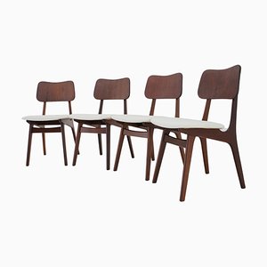 Teak Dining Chairs Model 74 by Ib Kofod-Larsen, Denmark, 1960s, Set of 4